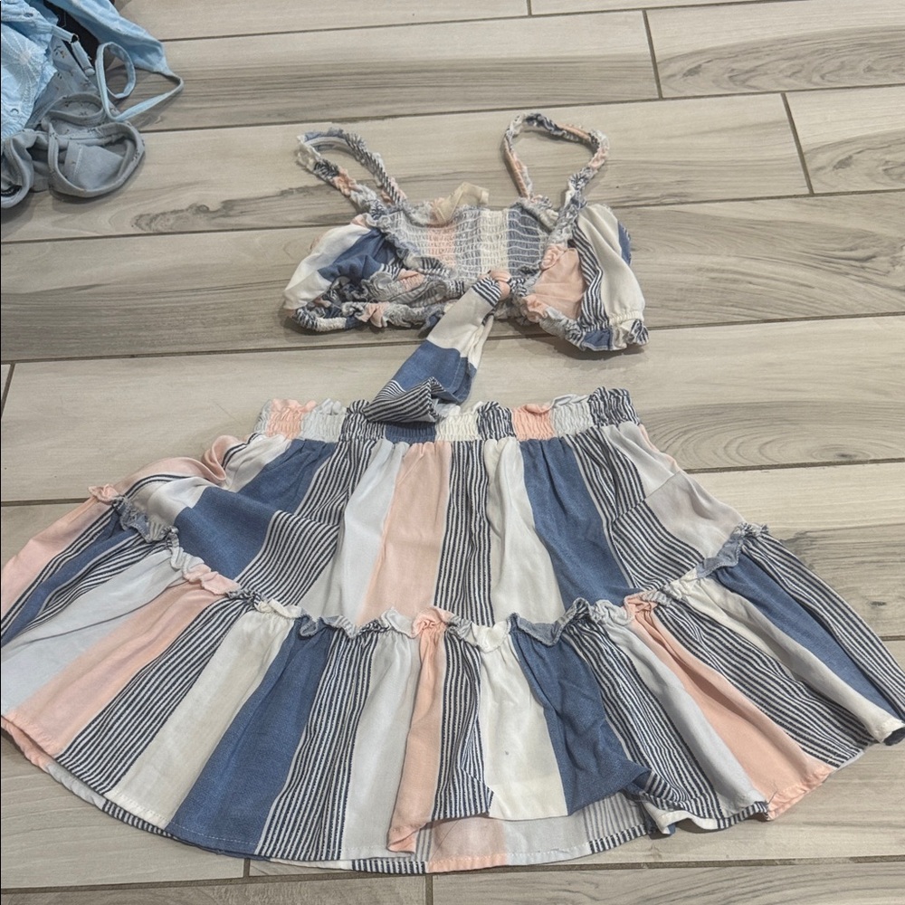 Ocean Drive Blue and White Textured Set